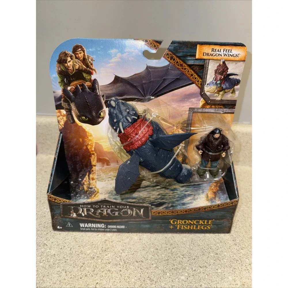 NEW How to Train Your Dragon Live GRONCKLE & FISHLEGS Real Feel Wings 2025